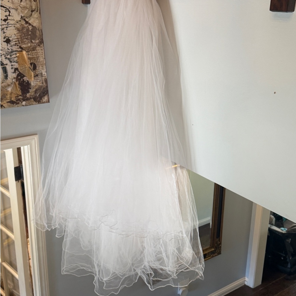 Vintage White Bridal Tulle Petticoat Skirt - Picture 2 of 9